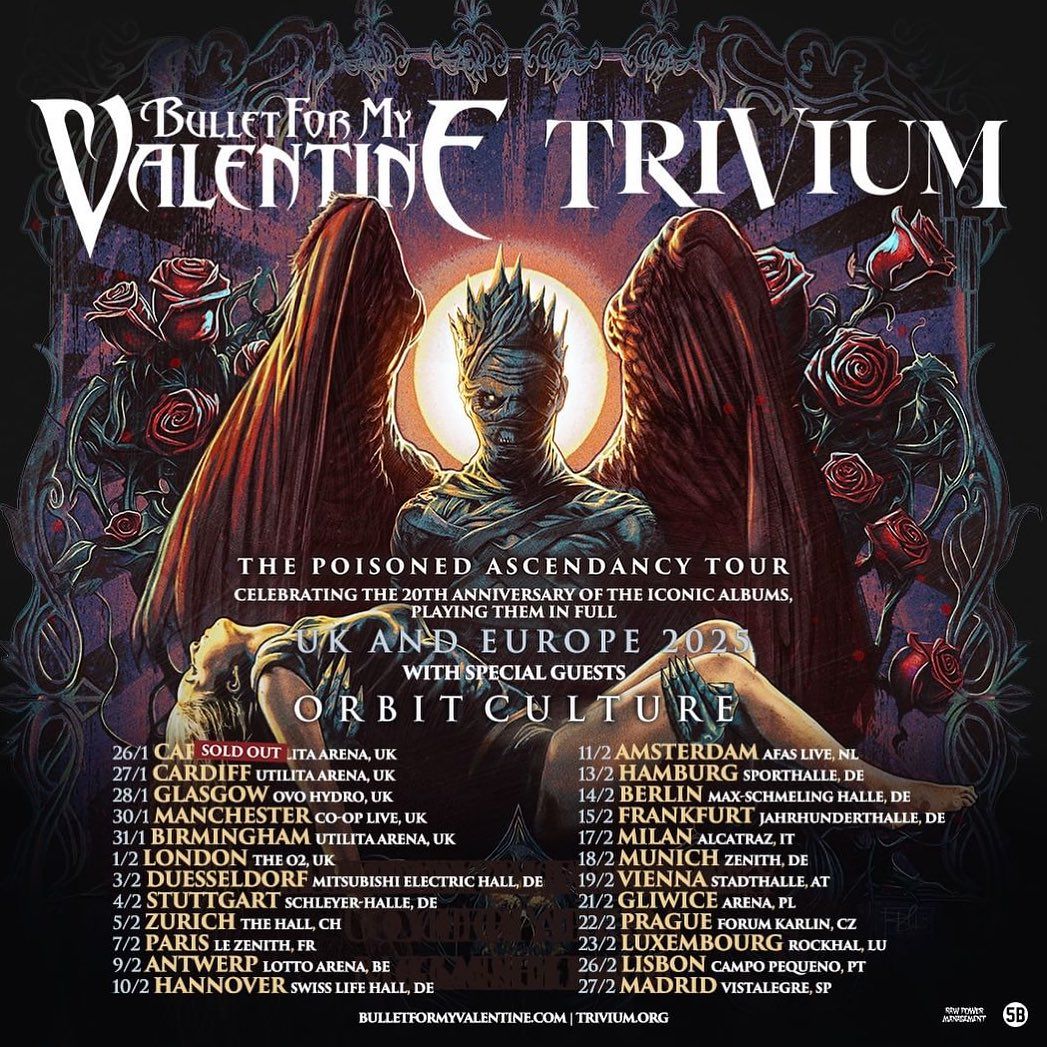 Trivium and Bullet For My Valentine announce extra Ascendancy / The