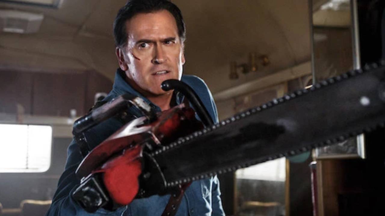 Bruce Campbell como Ash Williams en Ash vs Evil Dead