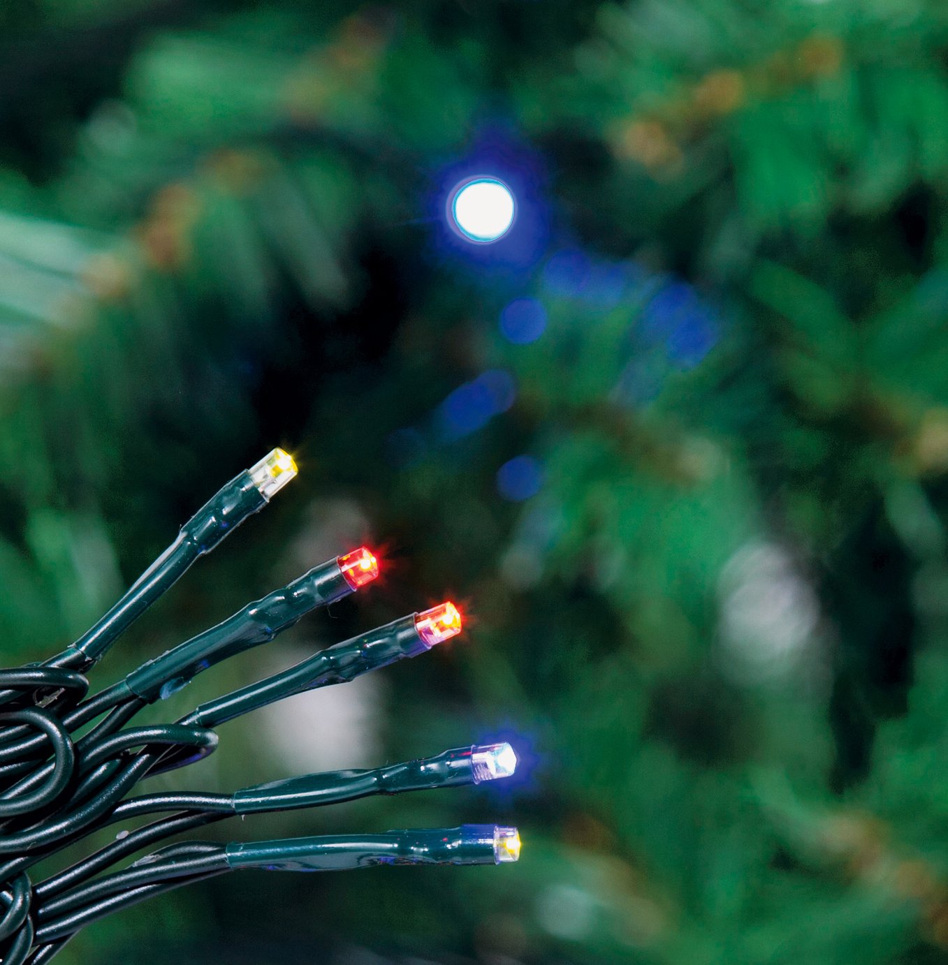 Habitat 240 Multicoloured Led Christmas Tree Lights