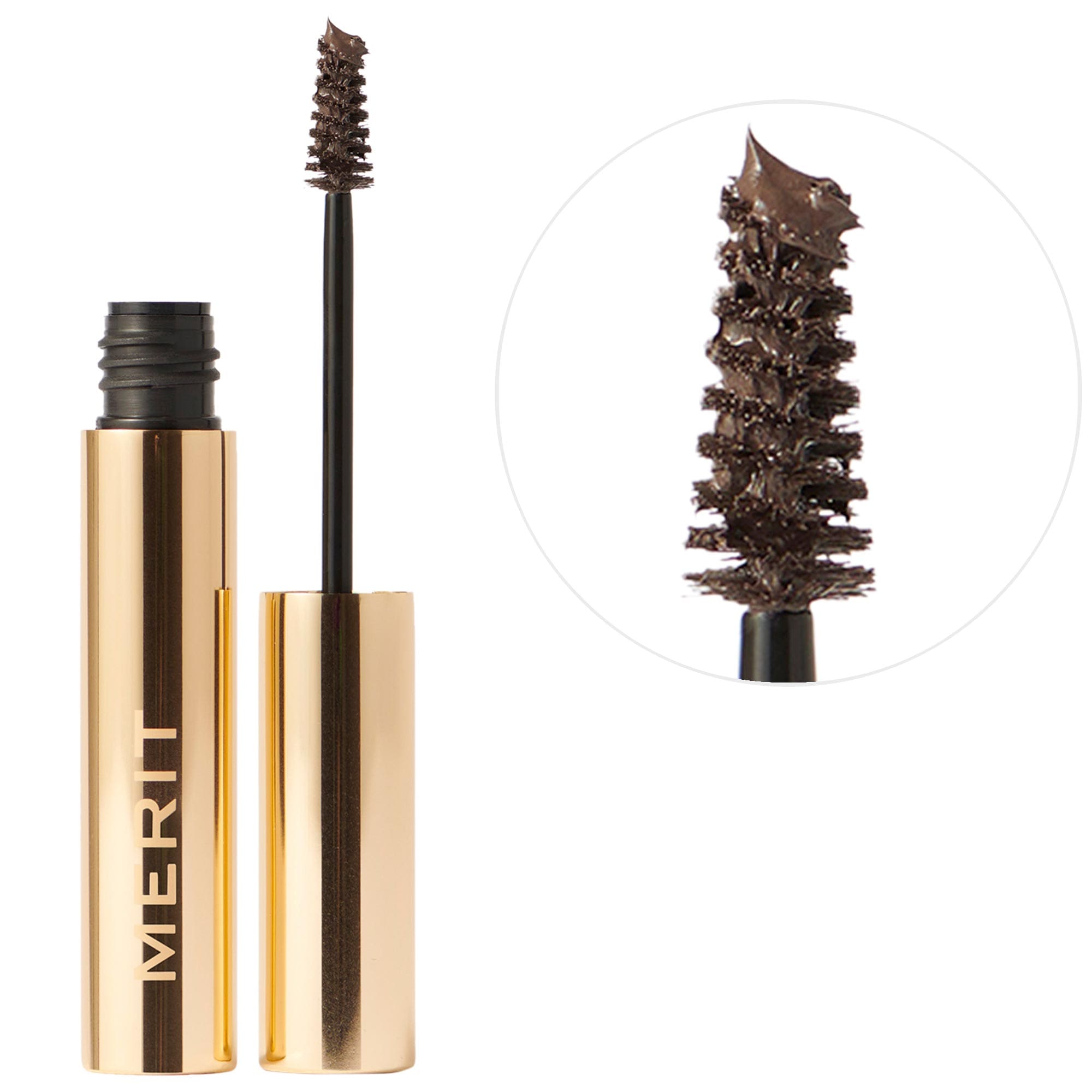 Brow 1980 Volumizing Tinted Eyebrow Gel-Pomade - Brown Black