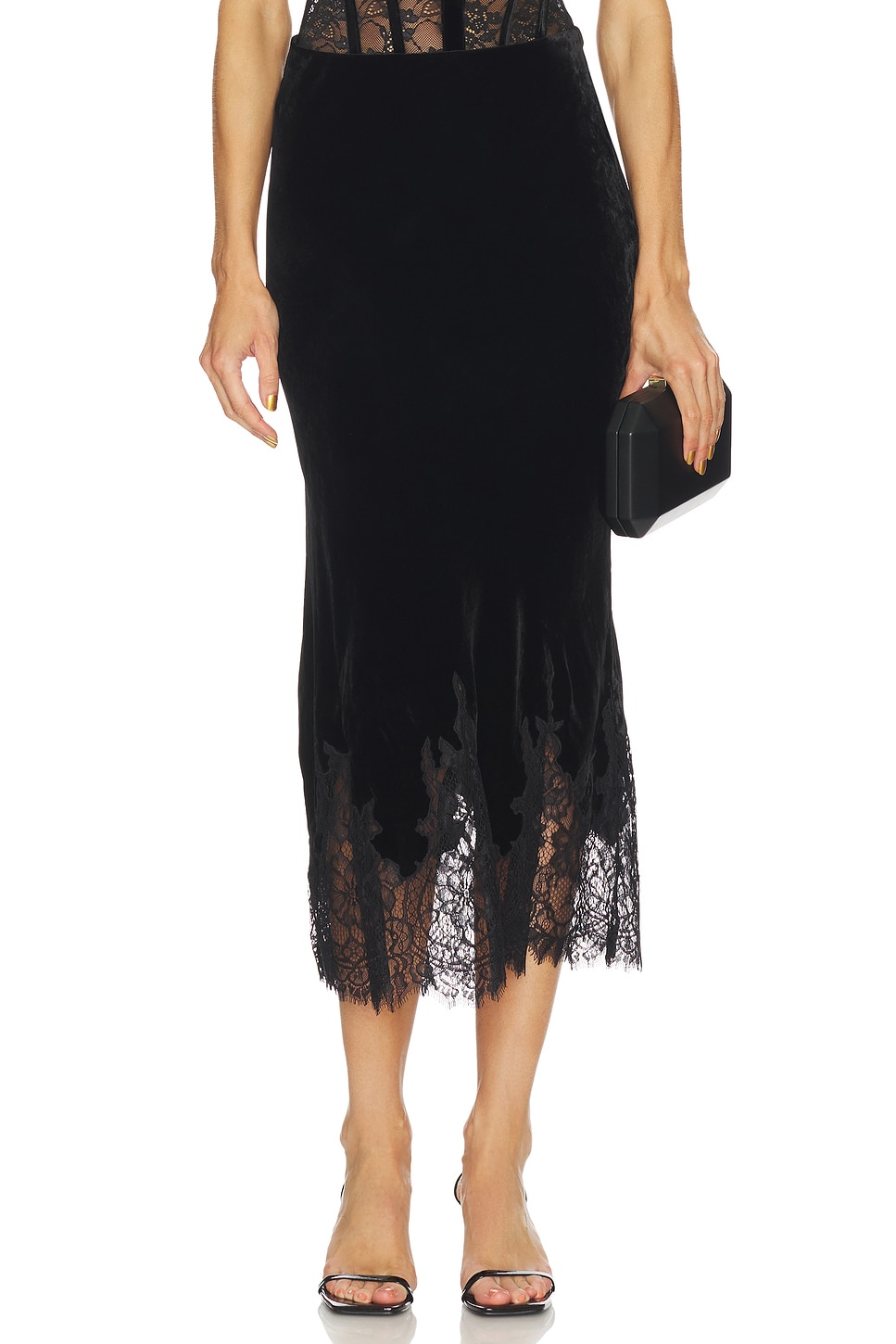 Georgiana Velvet Skirt