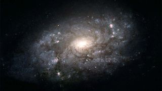 A view of the spiral galaxy NGC 3949, which likely resembles how the Milky Way looks from afar