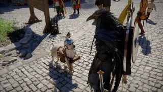 Crimson Desert - Pet wearing armor