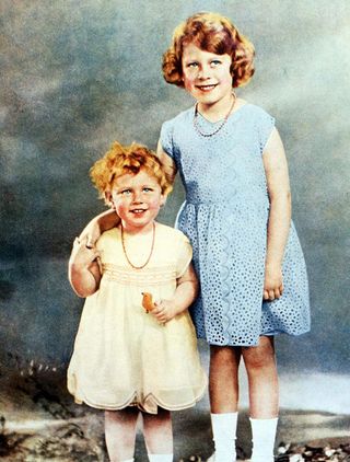 Princesses Margaret and Elizabeth