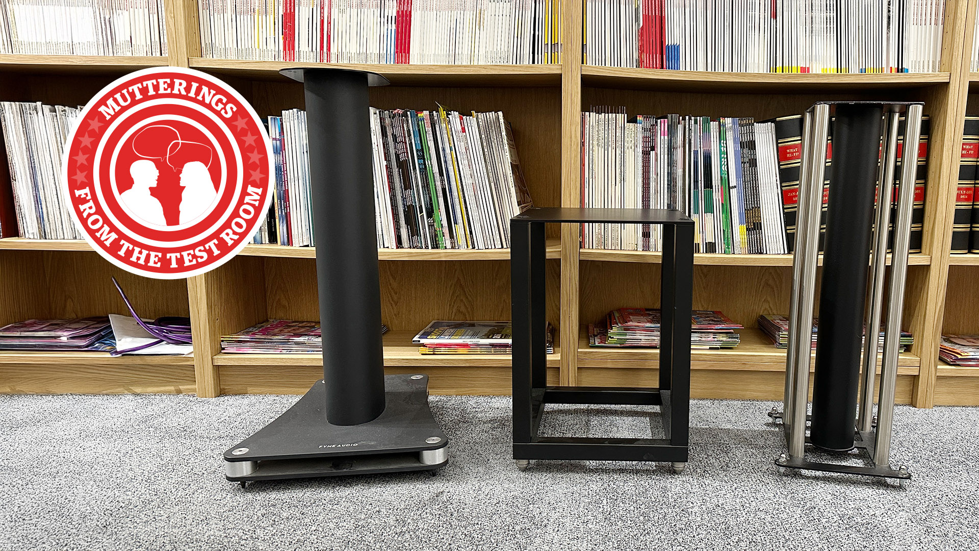 Fyne Audio, Mission and Custom Design speaker stands