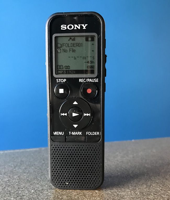 Sony ICD-PX440 image: This recorder comes with 4GB of built-in storage.