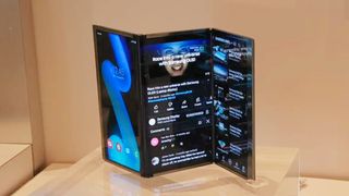 Samsung tri-fold foldable concept