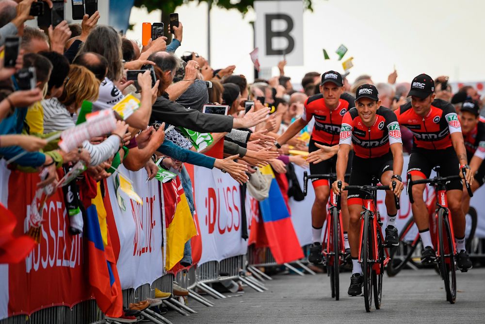 Richie Porte leads BMC Racing to the Tour de France team presentation
