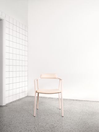 sand clay aluminum chair