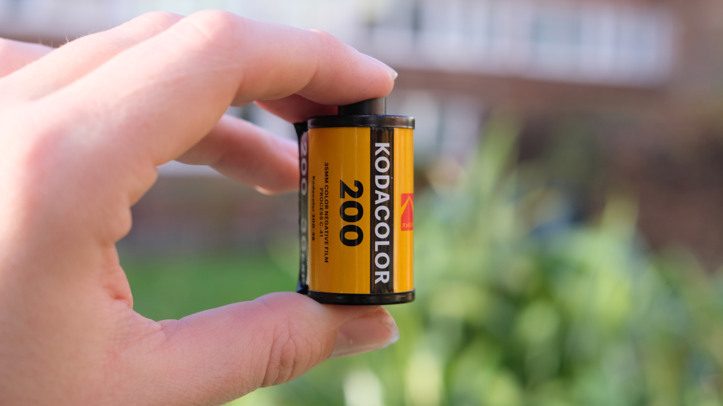 Photograph of Kodak Kodacolor 200 film canister