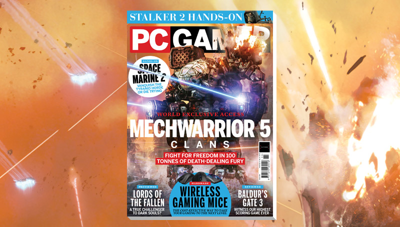 PC Gamer UK November issue on sale now: MechWarrior 5: Clans