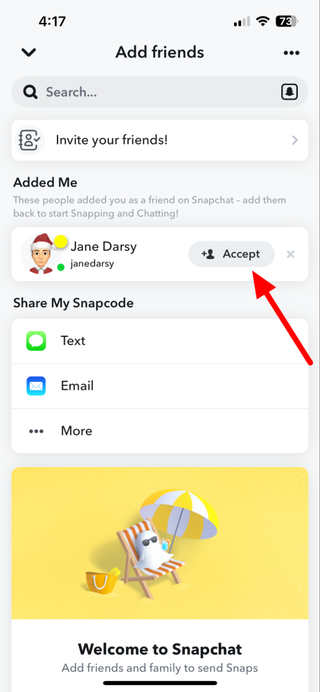 How to put parental control on Snapchat 9