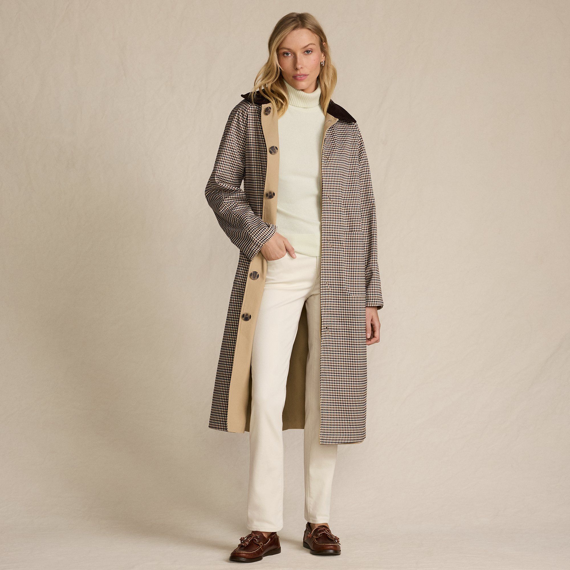 Reversible Belted Trench Coat