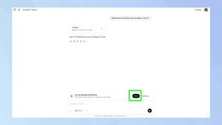 ChatGPT Tasks desktop notifications confirmation 