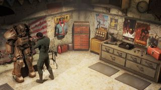 Fallout 4 mod: V suterénu Obývací