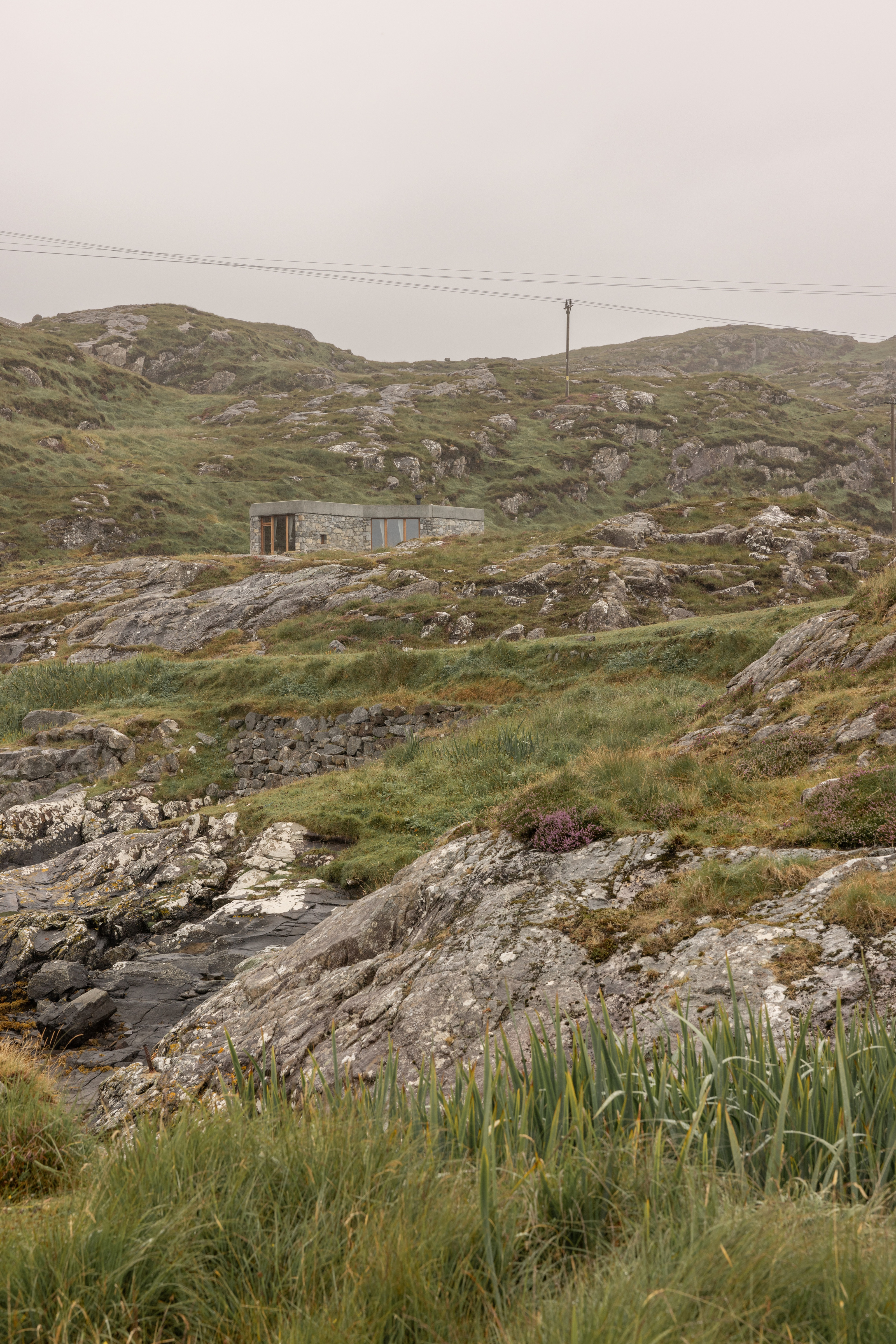The house in the Hebridean landscape
