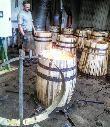 barrel toasting