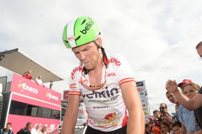 Lars Boom (Belkin) couldn't match the leaders on the climbs