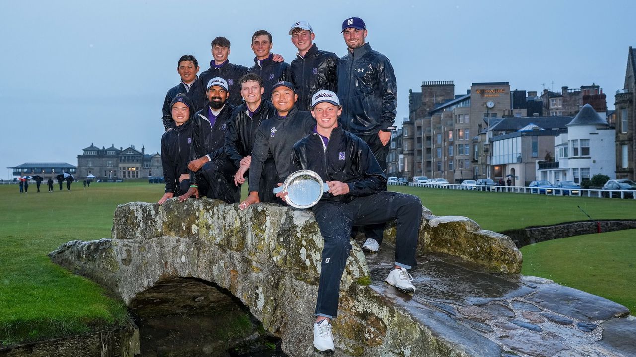 Northwestern men&#039;s team win the St Andrews Links Collegiate event 2024