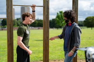 George MacKay and Varada Sethu in I Came By.