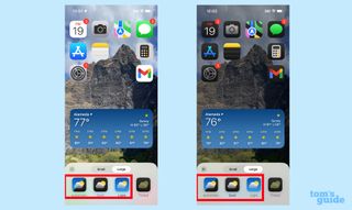 make app icons dark or light in iOS 18 home screen customization