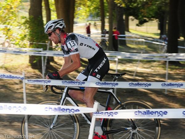 Lukas Fl&uuml;ckiger (Trek World Team) was faster through the tight turns than most riders
