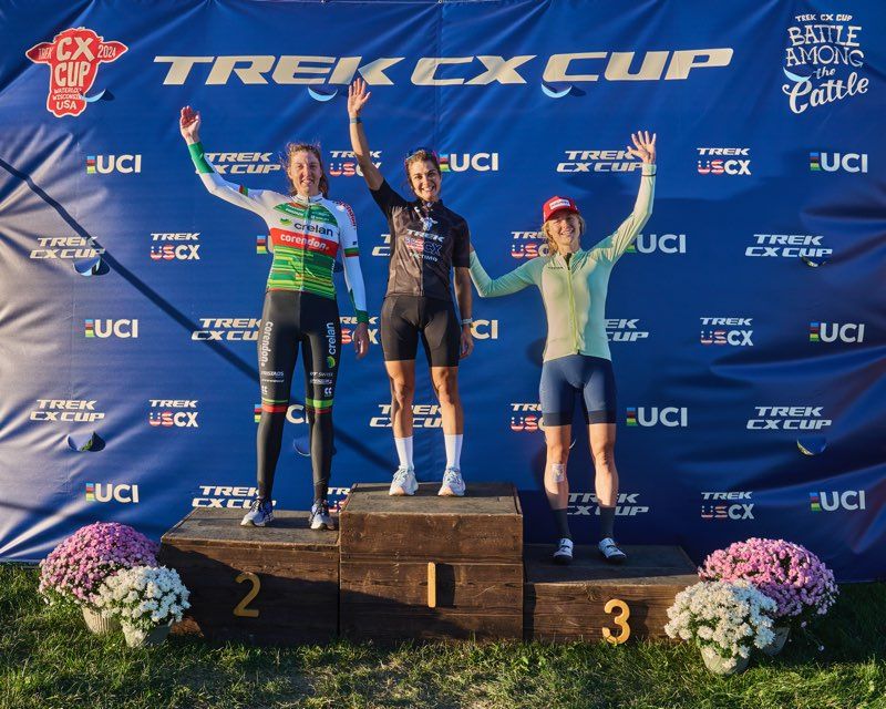 Trek CX Cup C2 Elite women&#039;s podium