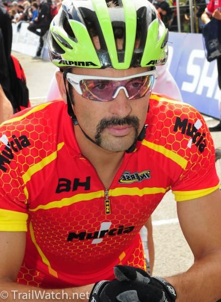 Jose Antonio Hermida Ramos (Spain) at the starting line.