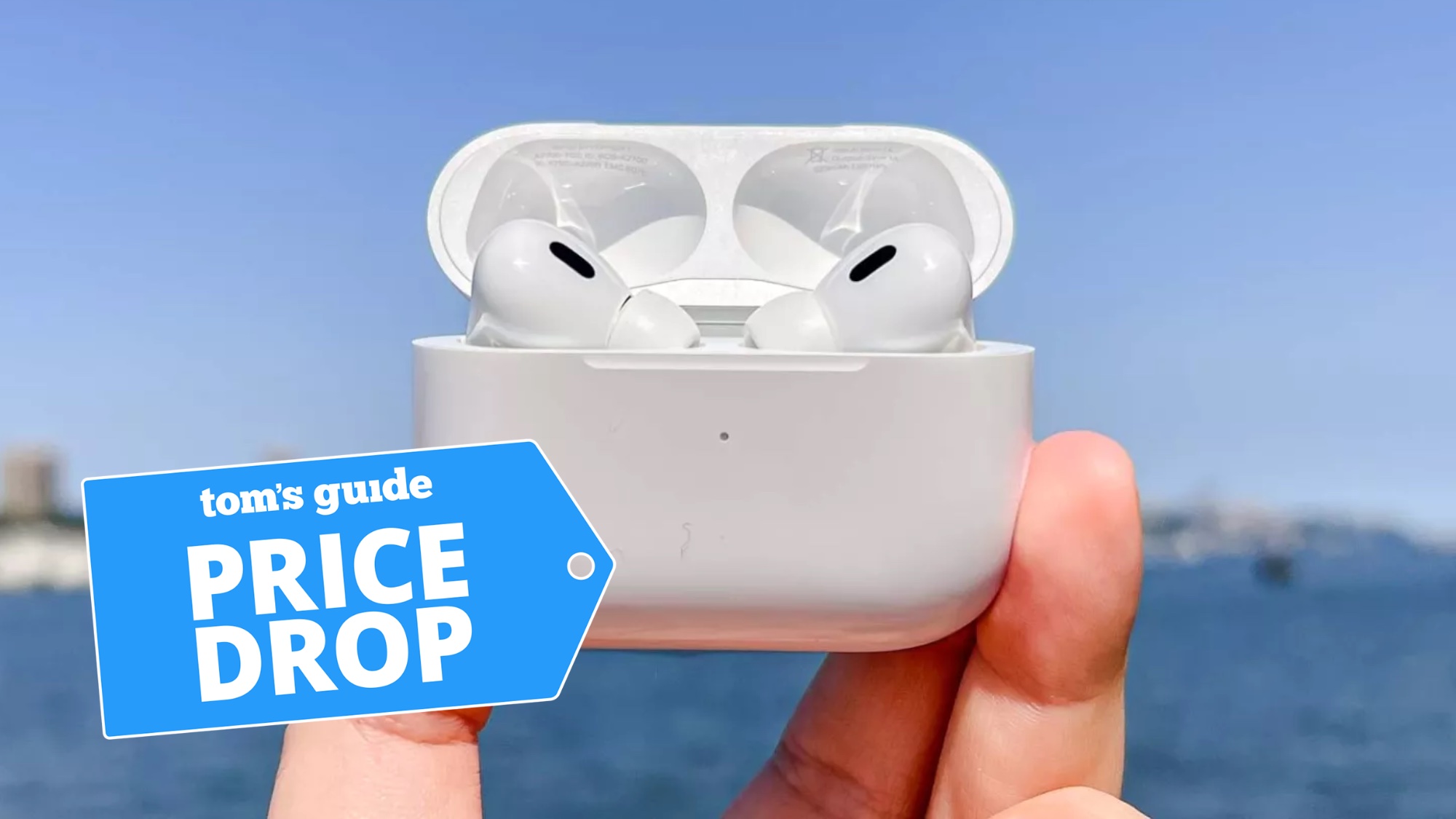 AirPods Pro 2 con etiqueta de oferta