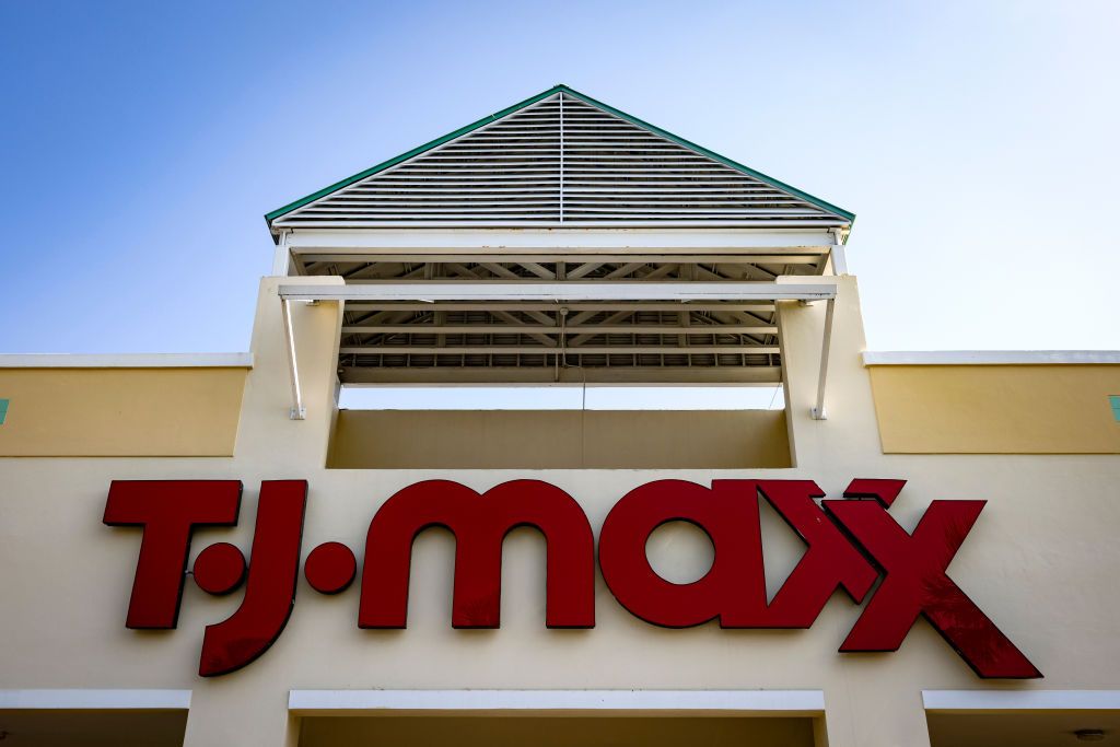 The outside of a TJX-owned TJ Maxx