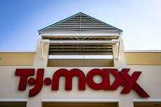 The outside of a TJX-owned TJ Maxx