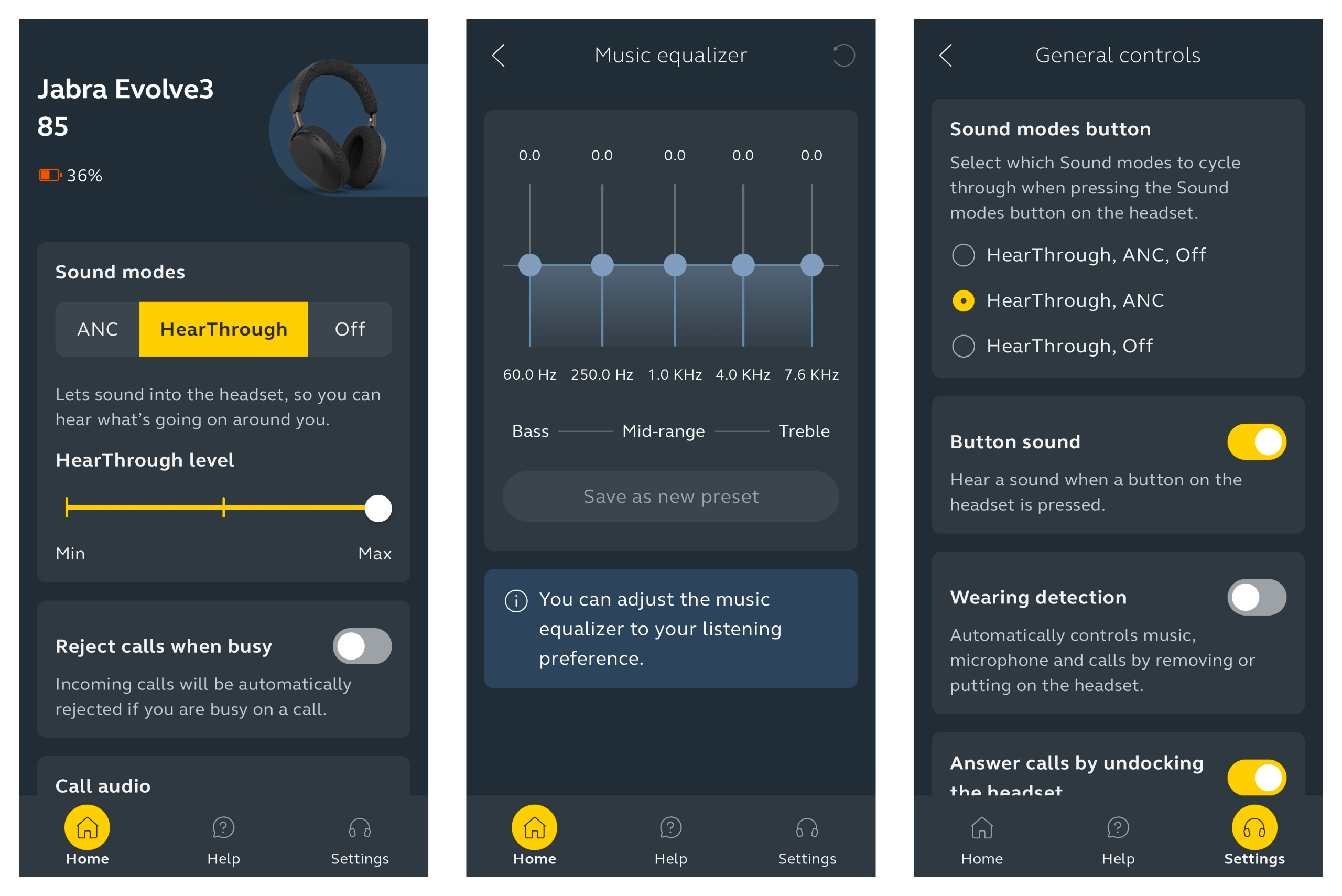 Jabra Evolve3 85
