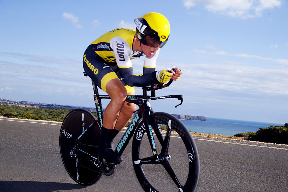 Primoz Roglic (LottoNL - Jumbo) during the time trial at Volta ao Algarve