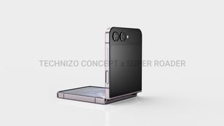 Concept render of the Galaxy Z Flip 5