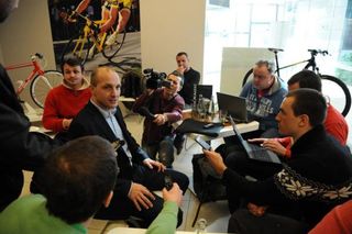 Petr Bencik called a press conference to make the retirement announcement. He's been a professional rider since 2000.