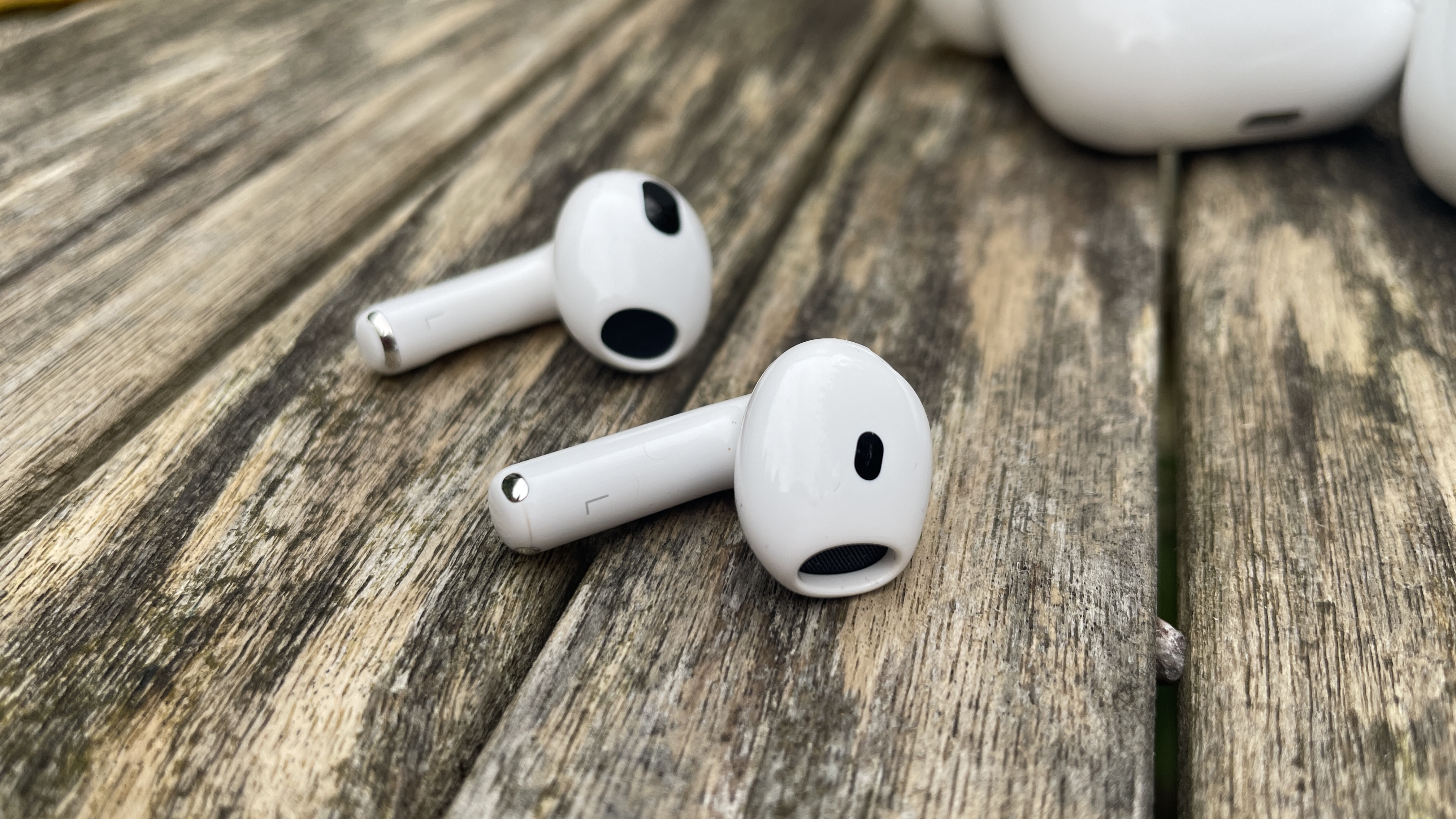 AirPods 4 compared against AirPods 3