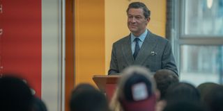 Dominic West portraying Prince Charles in a scene from The Crown season 5