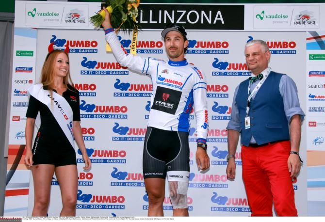 Fabian Cancellara (Trek) in the best Swiss rider jersey