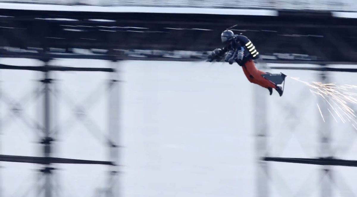 Real-life Iron Man breaks speed record with upgraded flying suit: 85mph