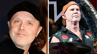 Lar Ulrich of Metallica and Chad Smith of Red Hot Chili Peppers in 2023