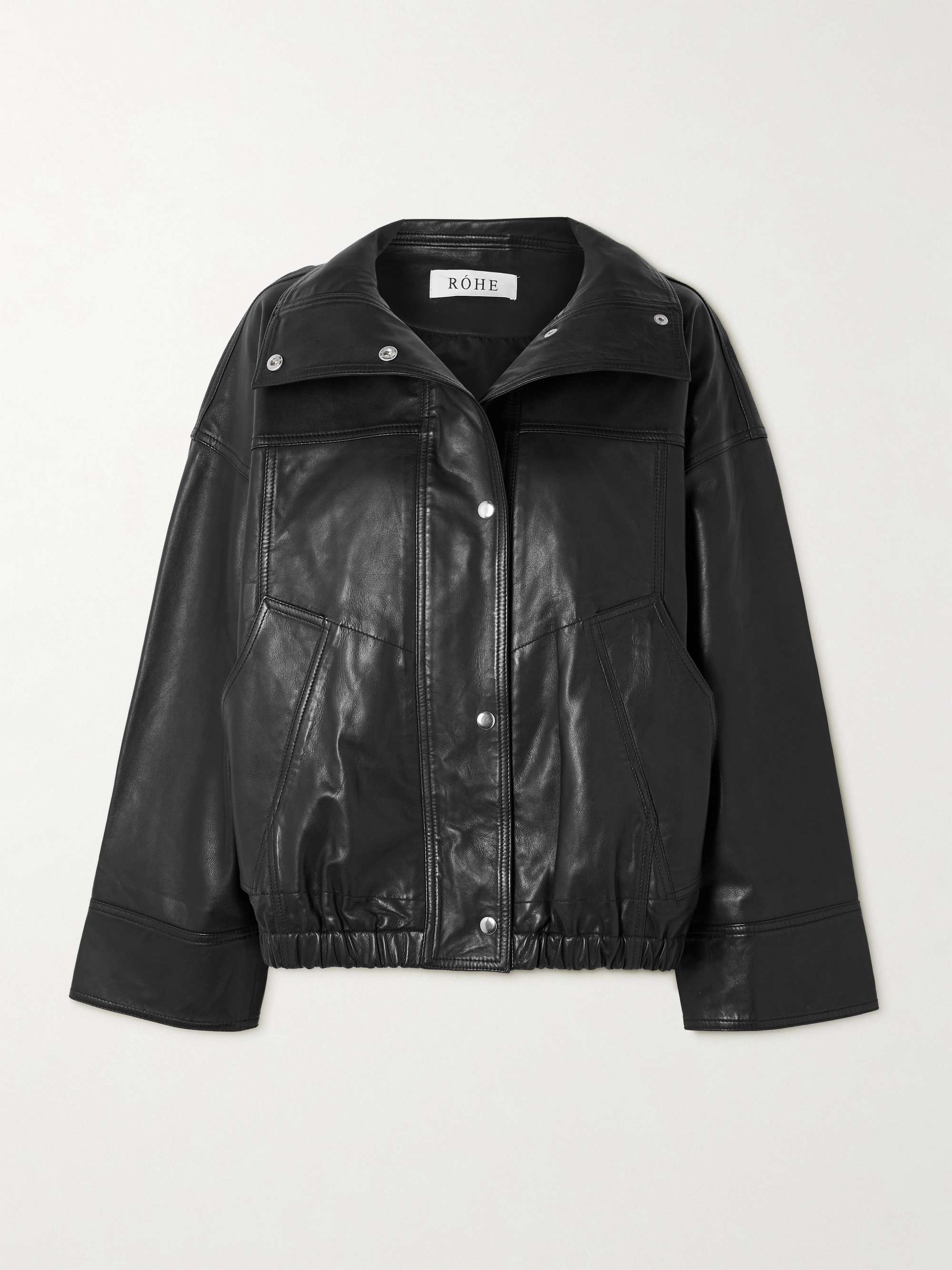 Leather Bomber Jacket