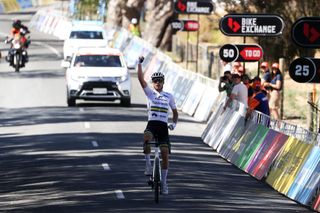 Luke Plapp (Team Garmin Australia) takes the win in stage 2 at the Santos Festival of Cycling