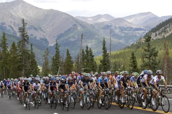 The bunch enjoys some fresh, mountain air in the Rockies
