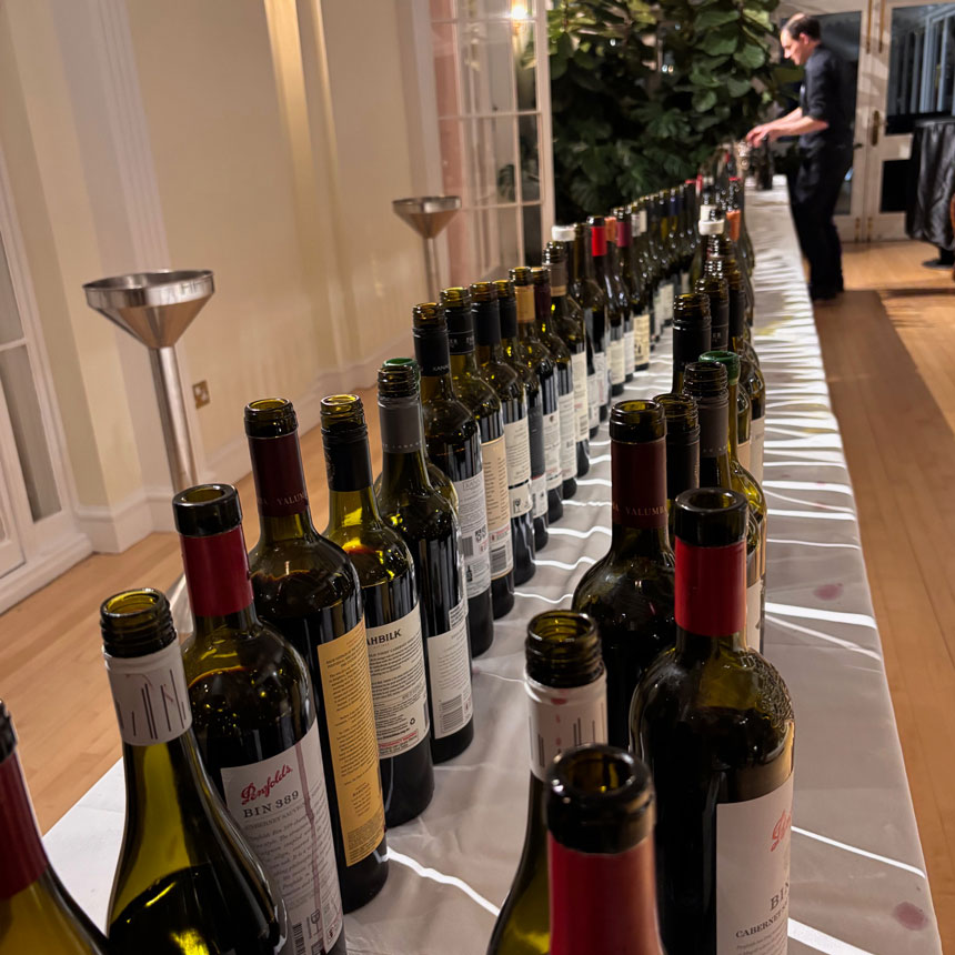 The Matthew Jukes 100 Best Australian Wines tasting