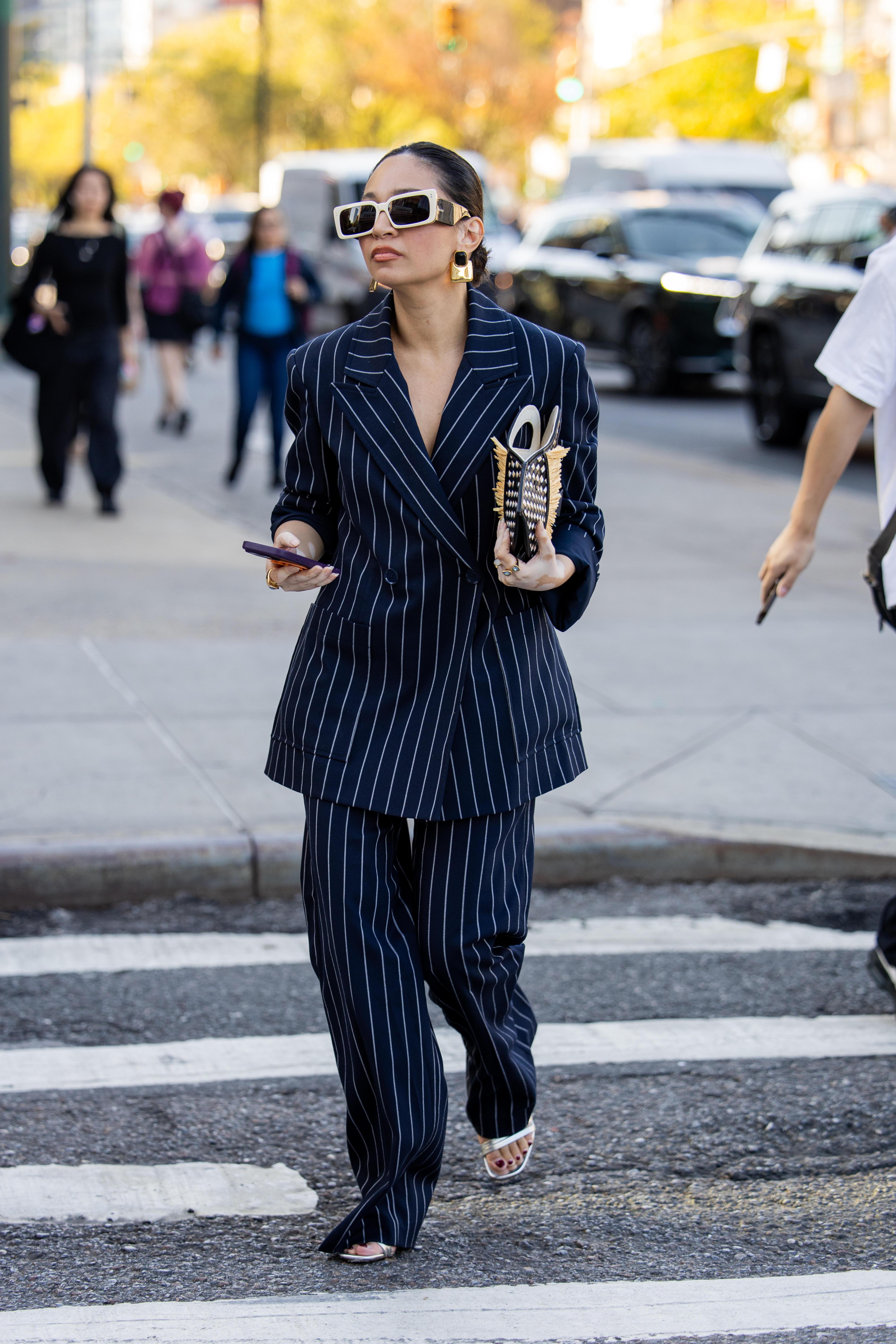 street style outfits during new york fashion week ss26