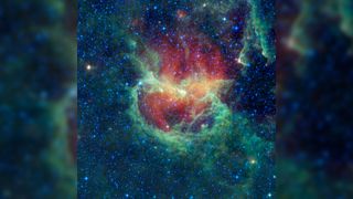 Image of the Running Chicken Nebula.