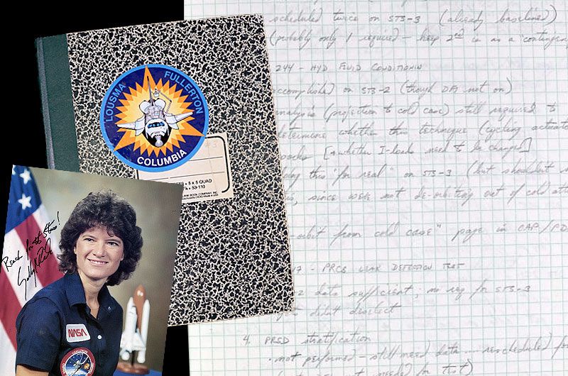 The National Air and Space Museum, working with the Smithsonian Transcription Center, is seeking the public&#039;s help to expand access to the extensive, handwritten astronaut training notes by Sally Ride, the first American woman to fly into space. 