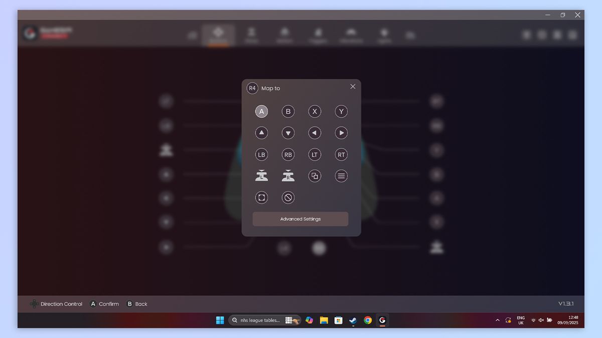 GameSir Connect software screenshot