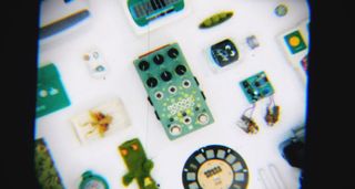 Chase Bliss Lost + Found: the new compact offering from the boutique stompbox company is the brand's first multi-effects, and comes in a cool green enclosure with a range of dip-switches for more tweakability.