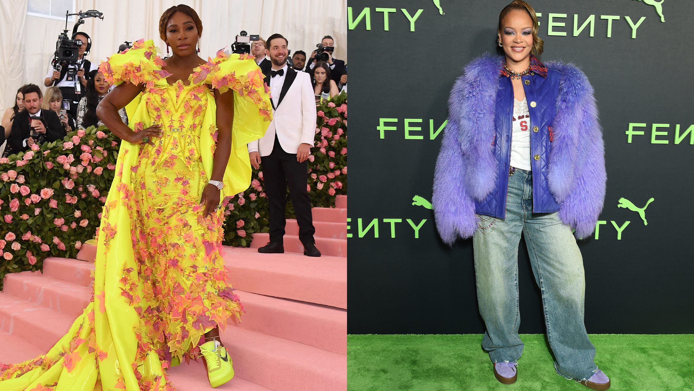 flats - serena williams, rihanna